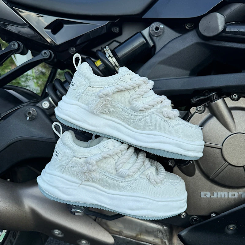 增高不增重欧美风复古港风时尚休闲鞋秋季潮流运动鞋百搭休闲鞋子