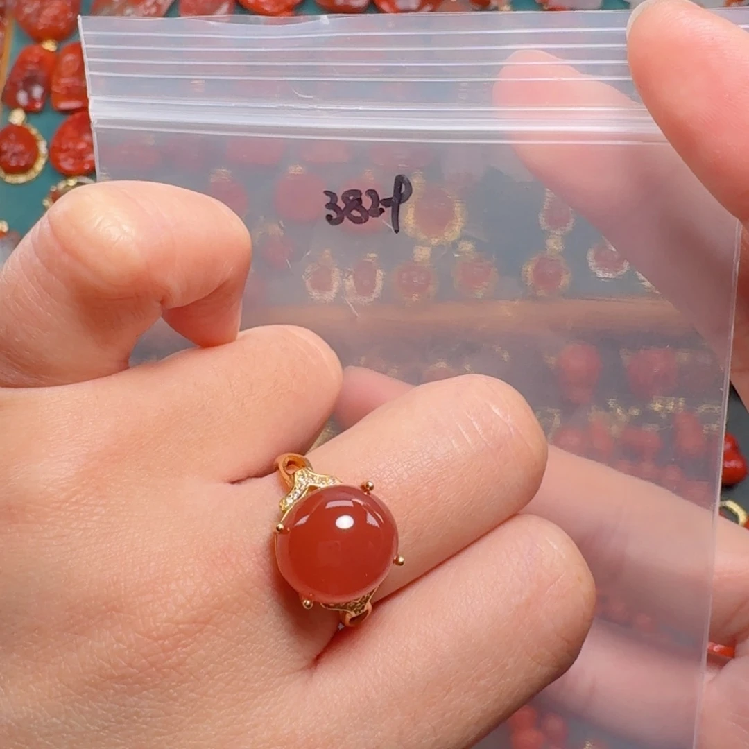 南红玛瑙南红银S925镶嵌