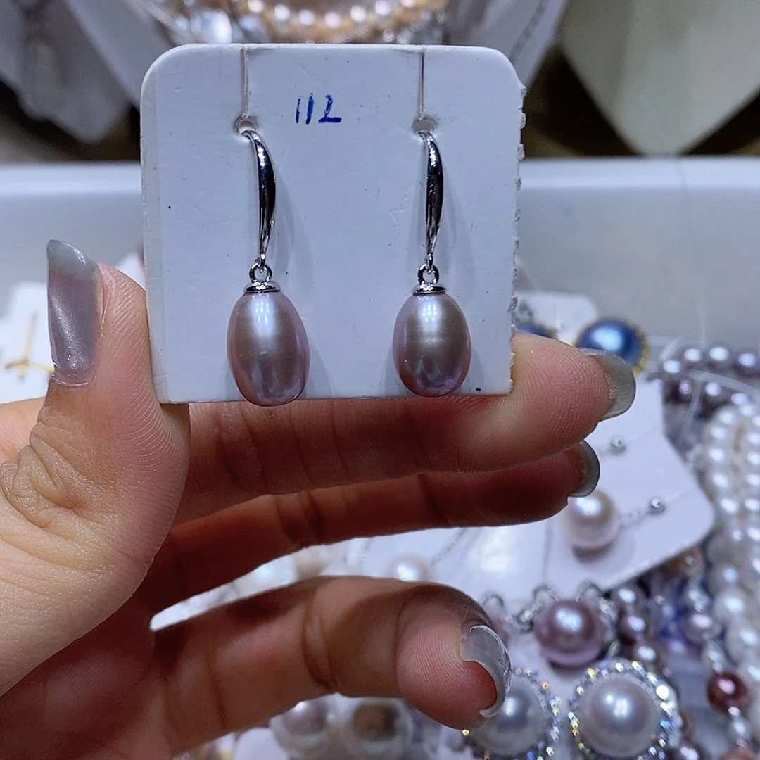 未镶嵌淡水珍珠耳钉