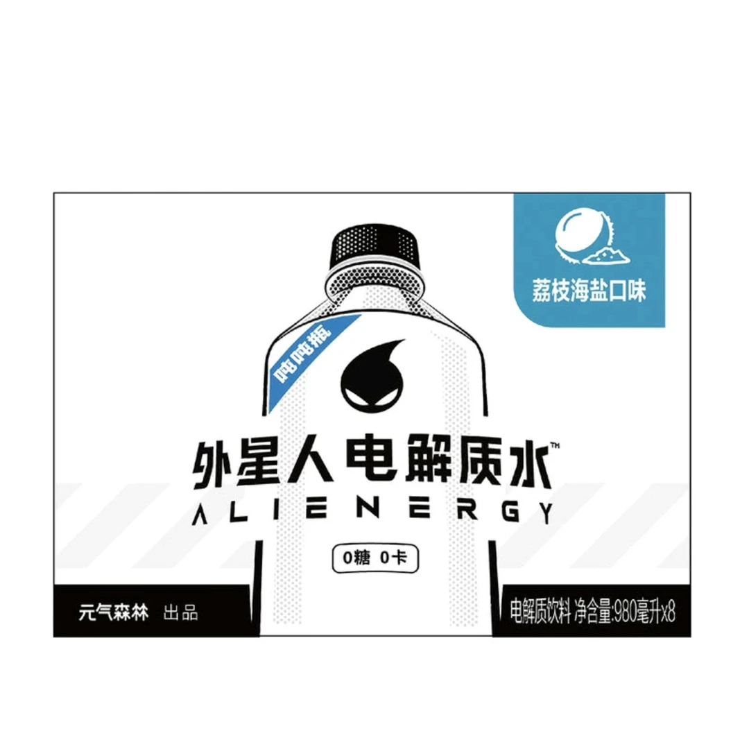 外星人电解质水荔枝海盐口味