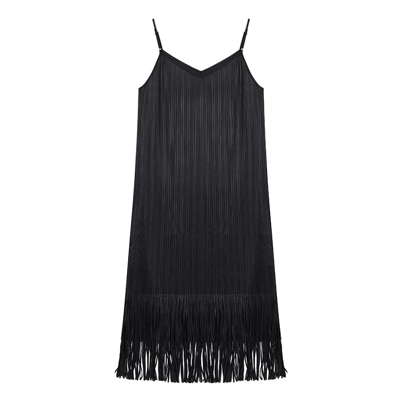 【达人专属】浪漫风琴褶连衣裙N2333