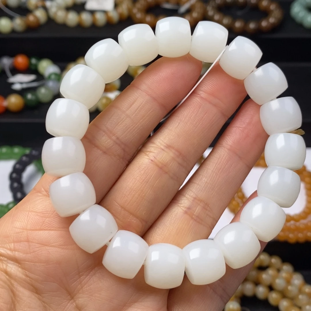 和田玉手串未镶嵌