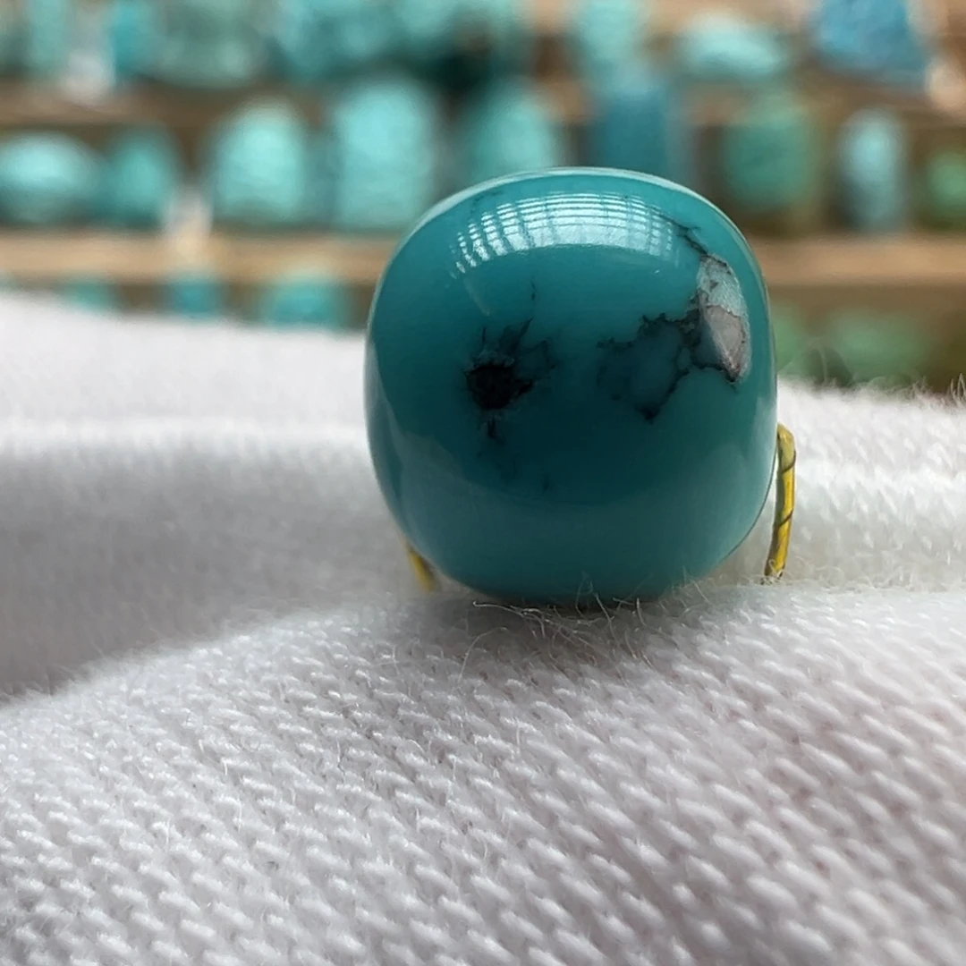 绿松石未镶嵌配饰7.8×7.1