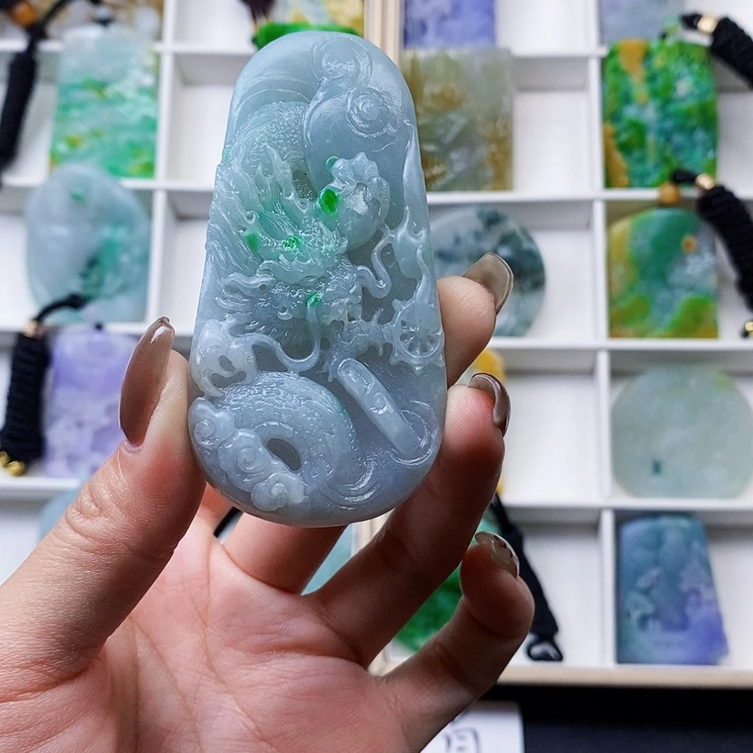 定制翡翠未镶嵌翡翠A货