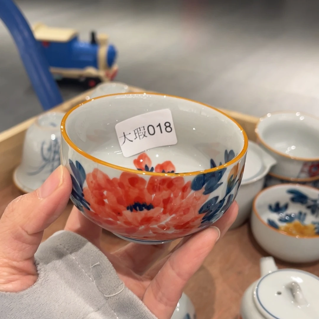 微瑕釉下彩纯手绘