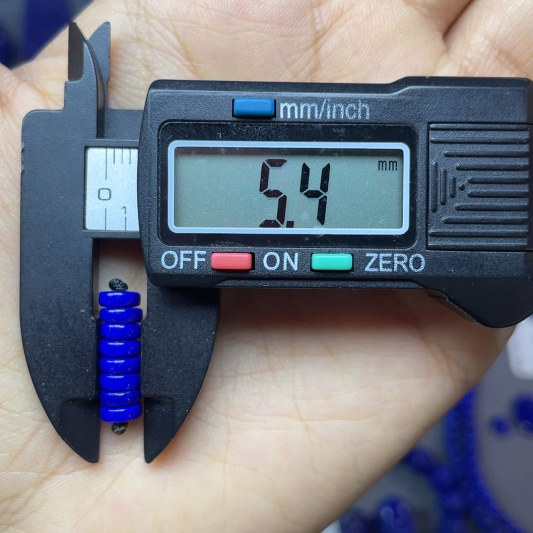 青金石未镶嵌5mm隔片配饰