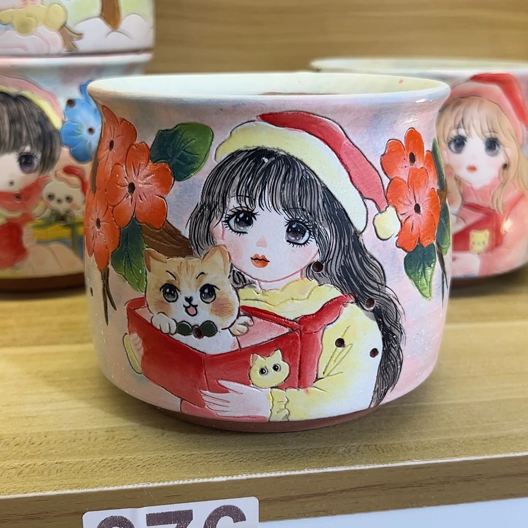 景德镇陶瓷花盆景德镇陶瓷花盆