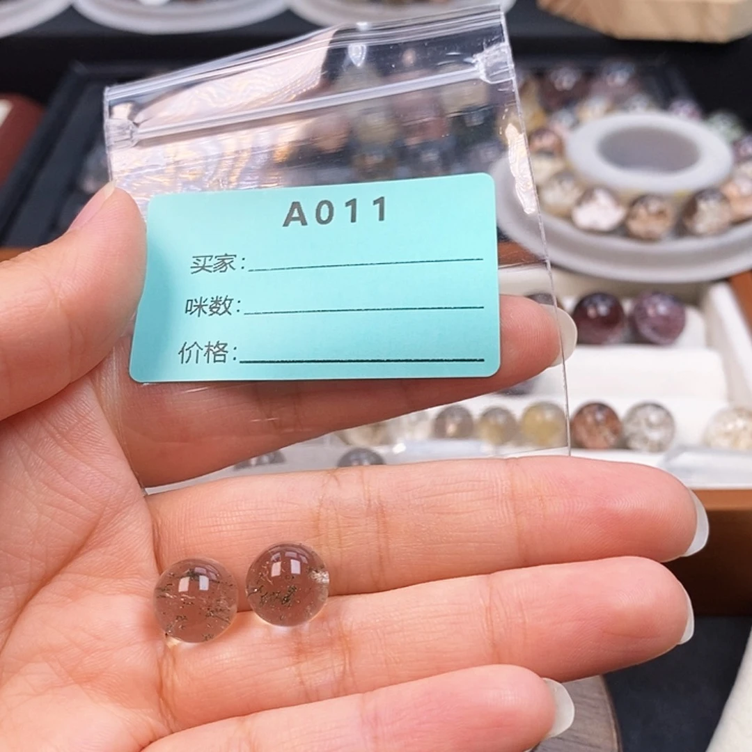 水晶珠宝半成品未镶嵌小*干011