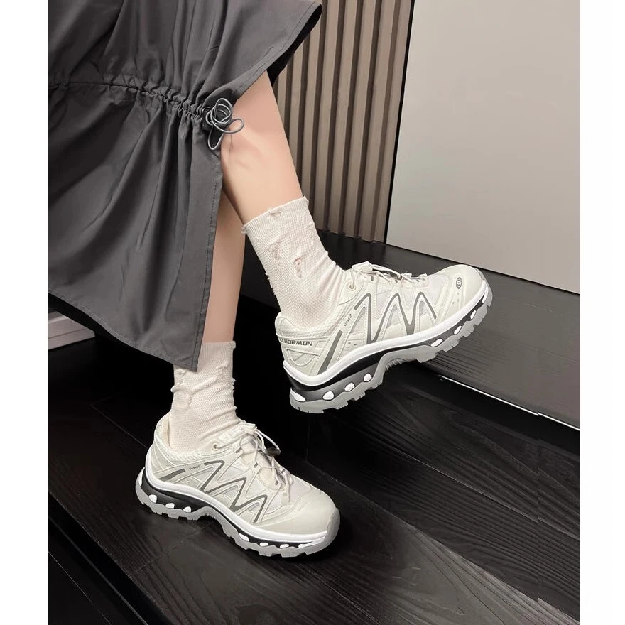 小个子8cm内增高登山老爹鞋女户外2024秋款厚底百搭休闲运动鞋子