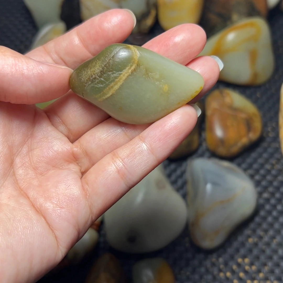 和田玉未镶嵌挂件40