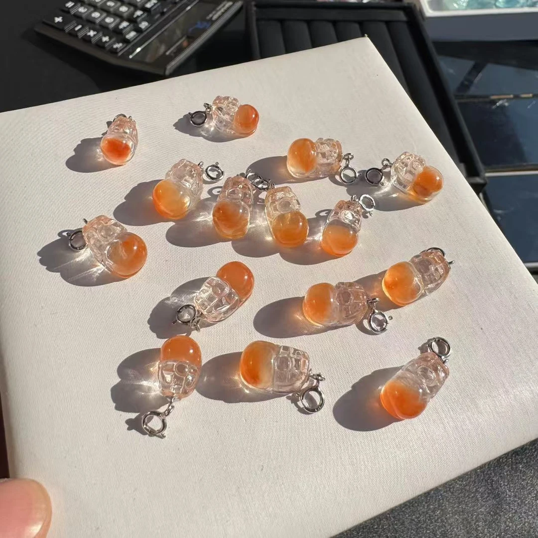 聚宝盆半盆红兔毛貔貅（多样性发一）SYZB-0265