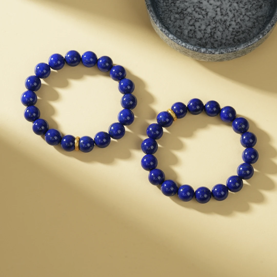 【云上叙】青金石DIY单圈手串—多样性发一件-10mm-V90985-M（甄选）