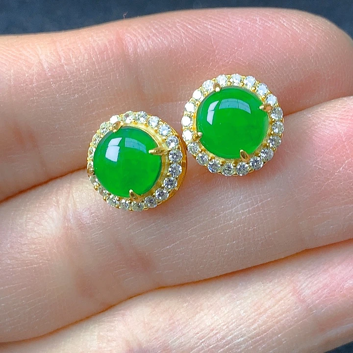 翡翠银S925镶嵌颈饰