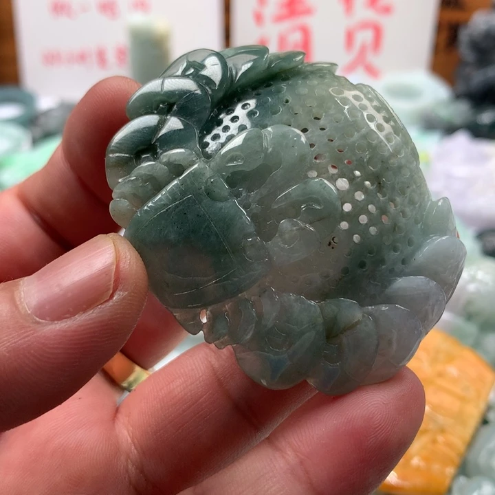 翡翠未镶嵌颈饰保真天然a货翡翠