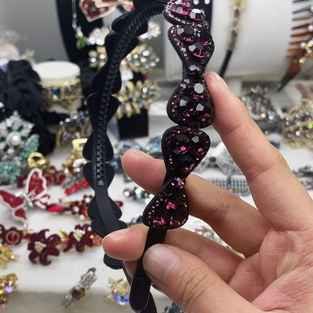 仿水晶合金大发箍