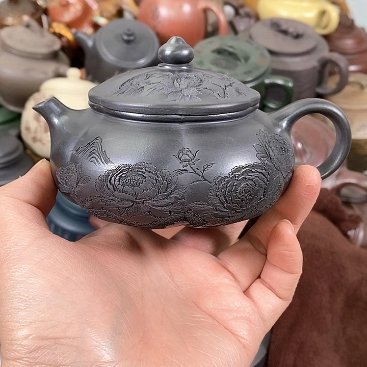 紫砂茶壶微瑕口裂