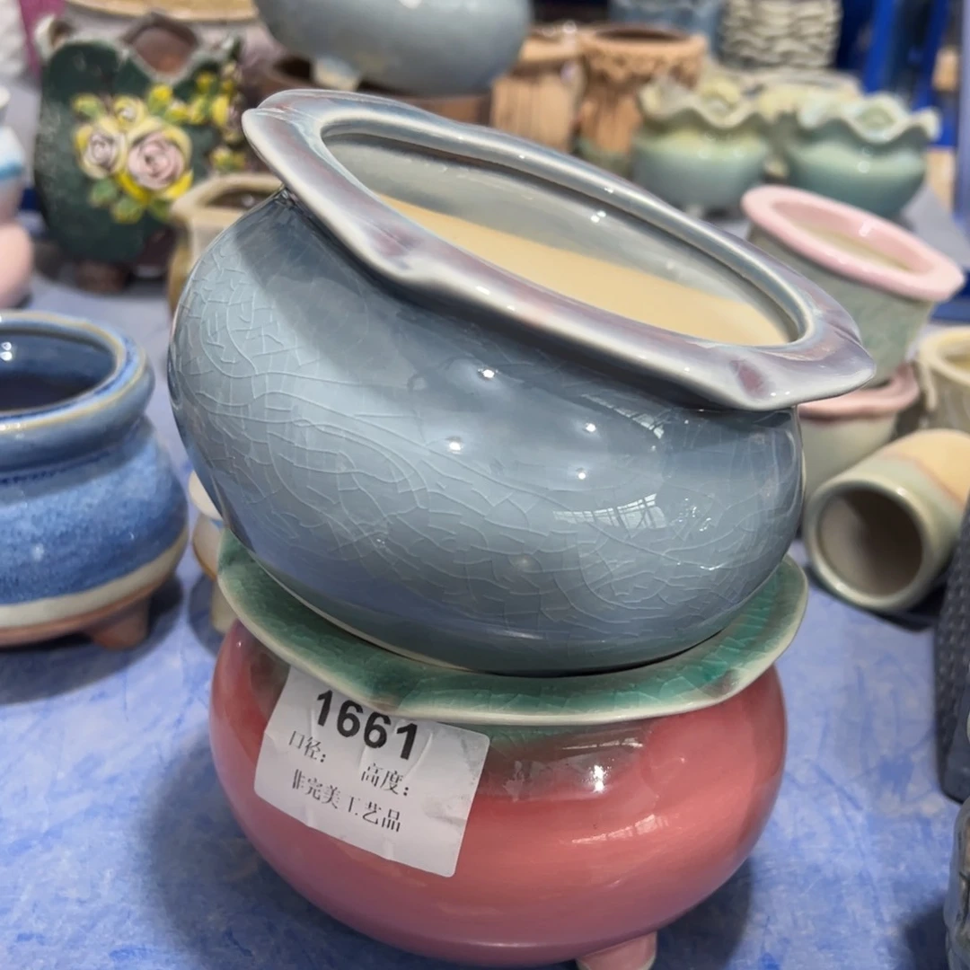 陶瓷陶瓷多肉花盆@@1663