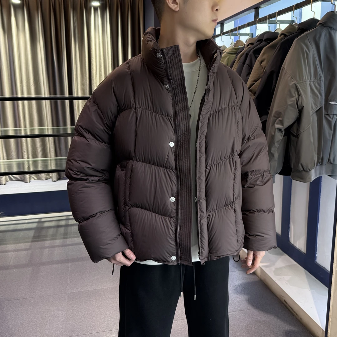 KP-X高端云朵泡芙羽绒服冬季保暖高充绒蓬松90白鸭绒时尚男士外套