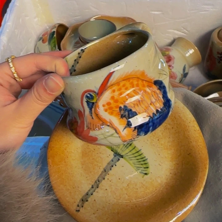 瓷片景德镇陶瓷手工手绘