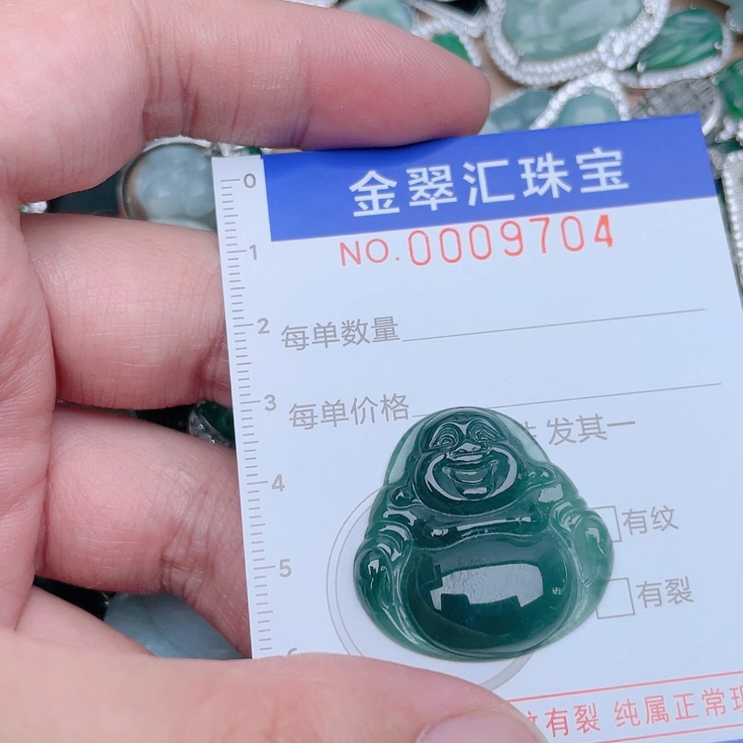 翡翠颈饰未镶嵌川**竹00009704