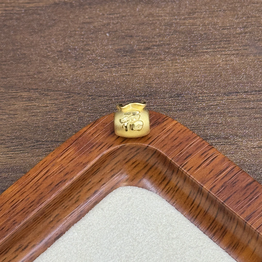 辉通黄金足金999小号有福福袋DP2352-0640