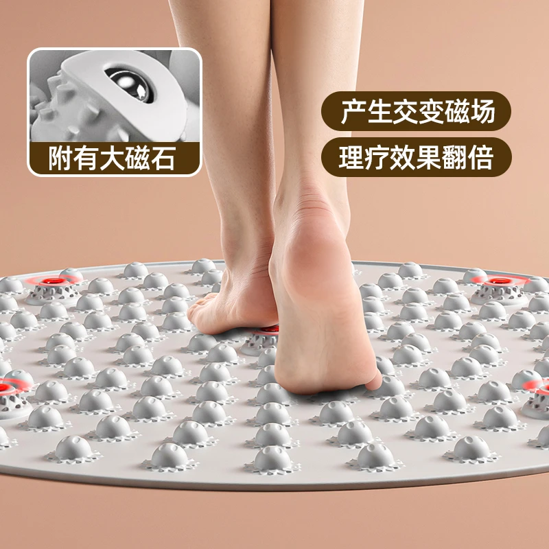 液态软胶加大款超慢跑足底按摩垫原地跑按摩趾压板