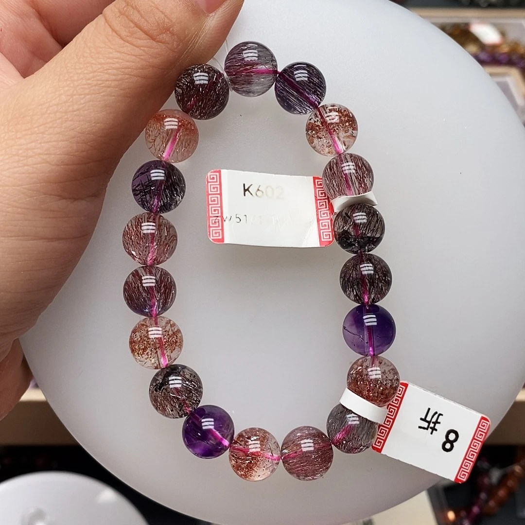 未镶嵌手链水晶K602超七10+