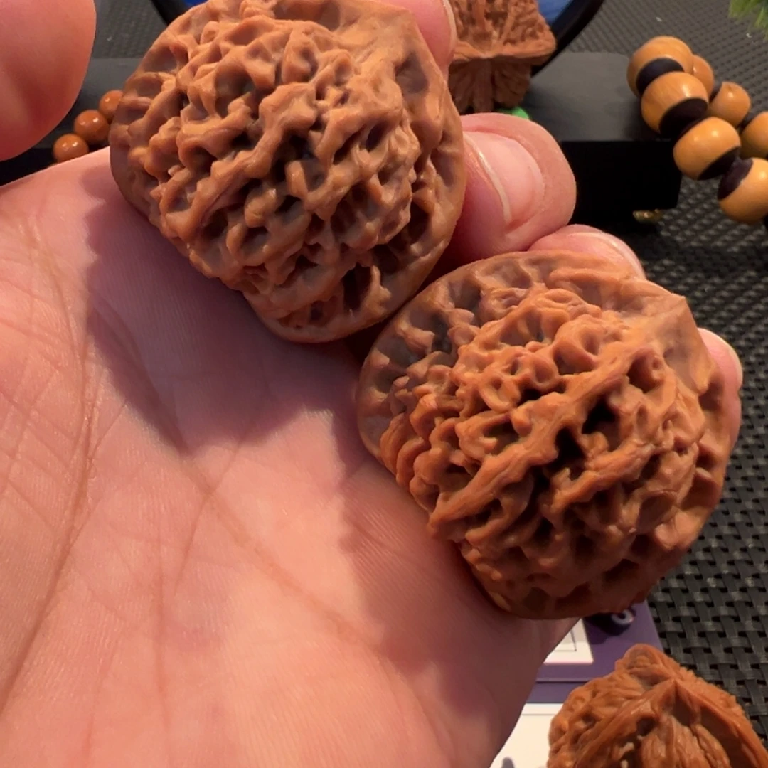 许***成把件文玩核桃全品秦闷