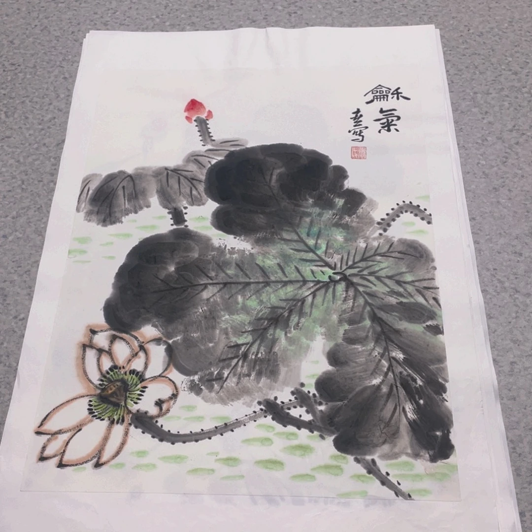 国画1.4平尺国画作品