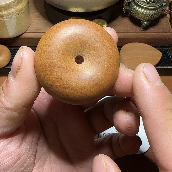 檀香木其他老山檀香大平安扣