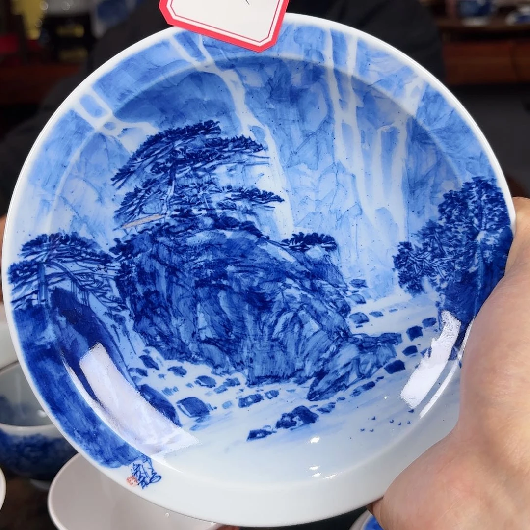 @*敏王庆龙老师手绘陶瓷