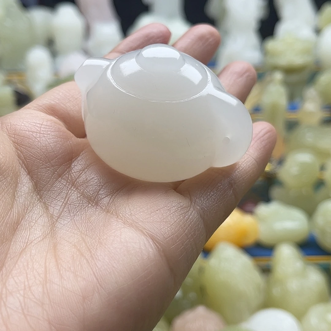 玉天然桌面小摆件