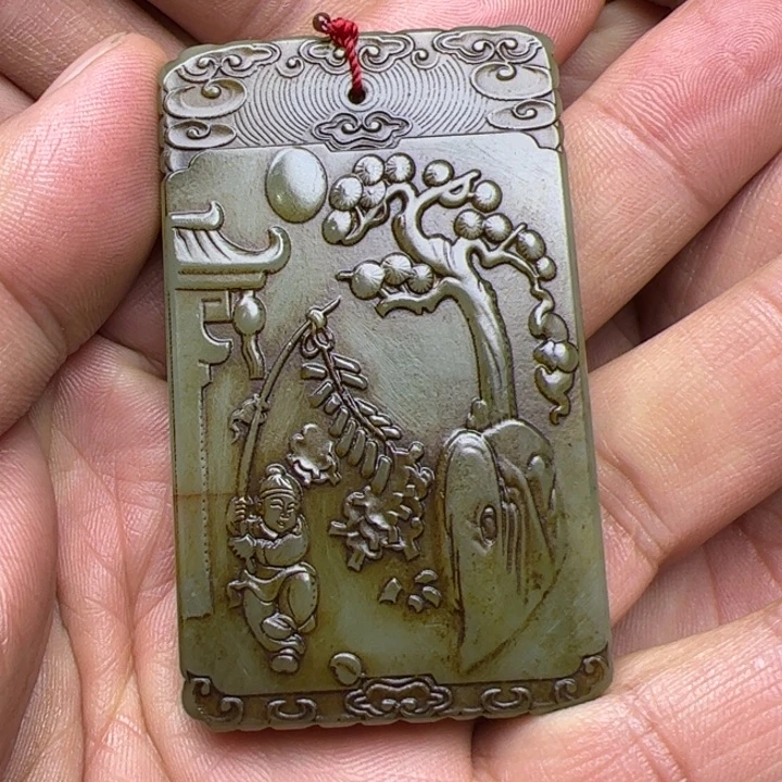 和田玉挂件未镶嵌用****9