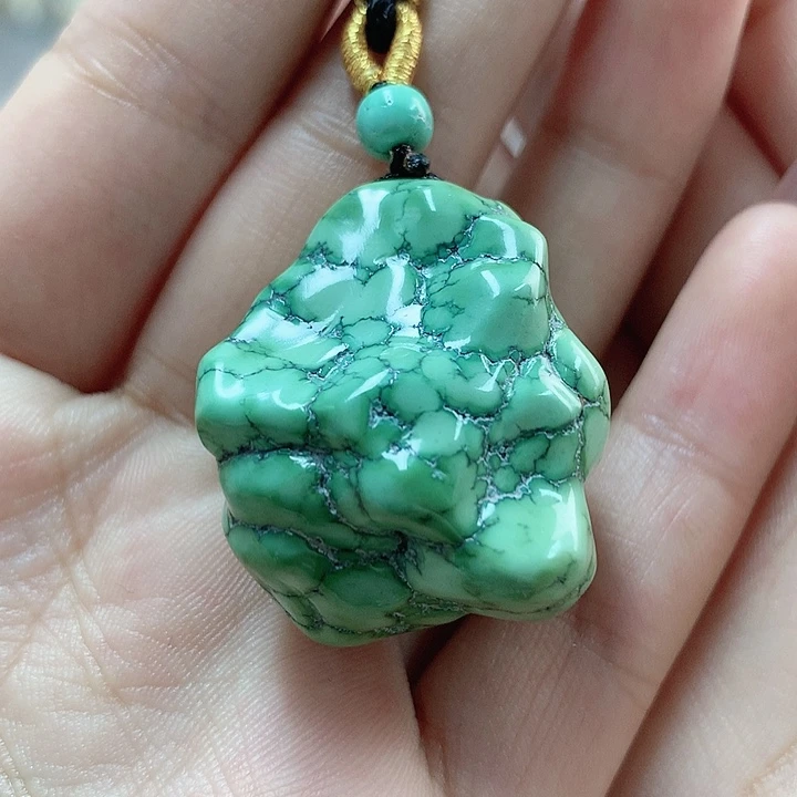 绿松石珠宝奇石未镶嵌廖*影