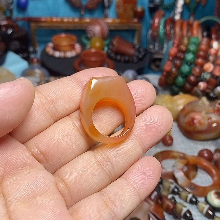 玛瑙/玉髓戒指未镶嵌