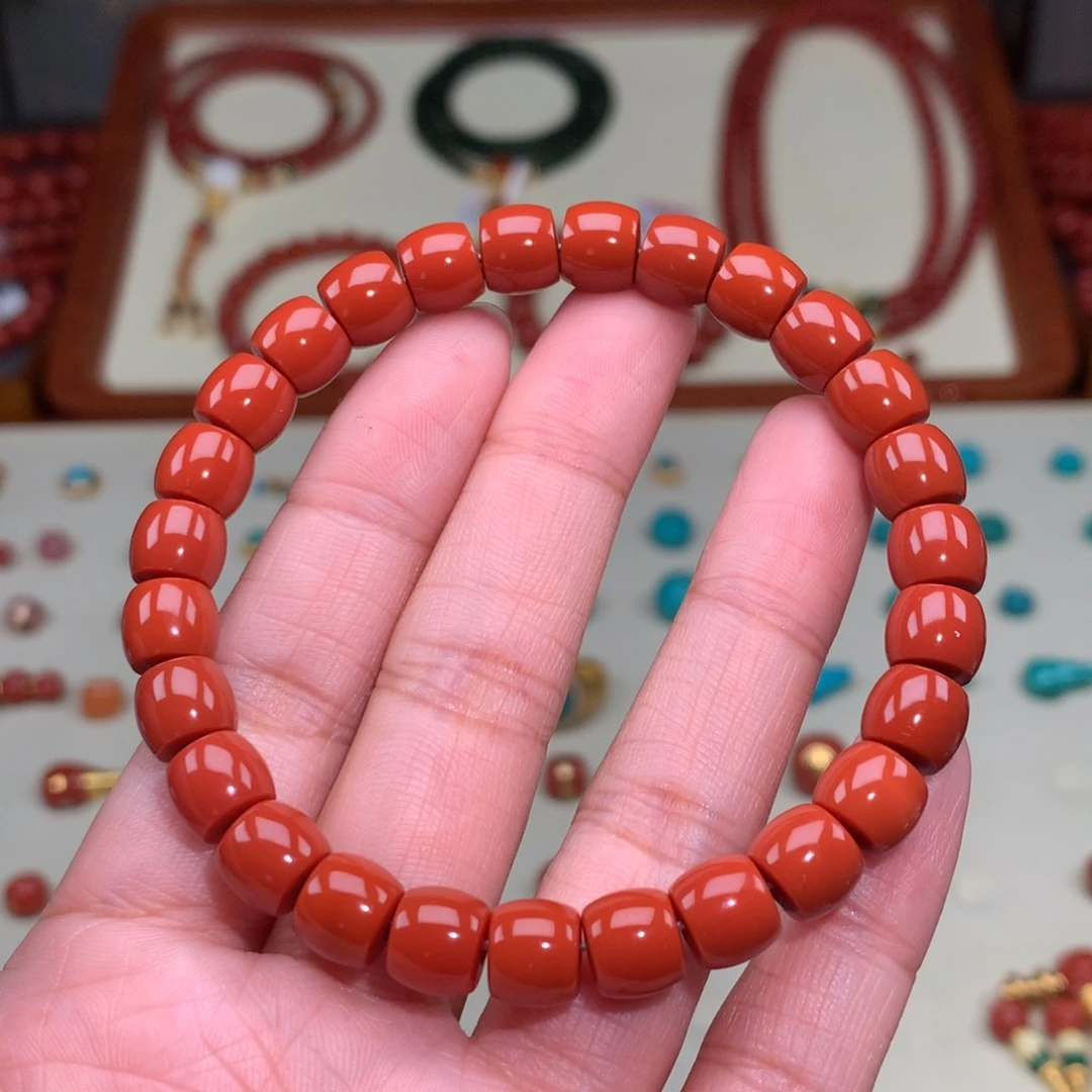 南红玛瑙颈饰未镶嵌