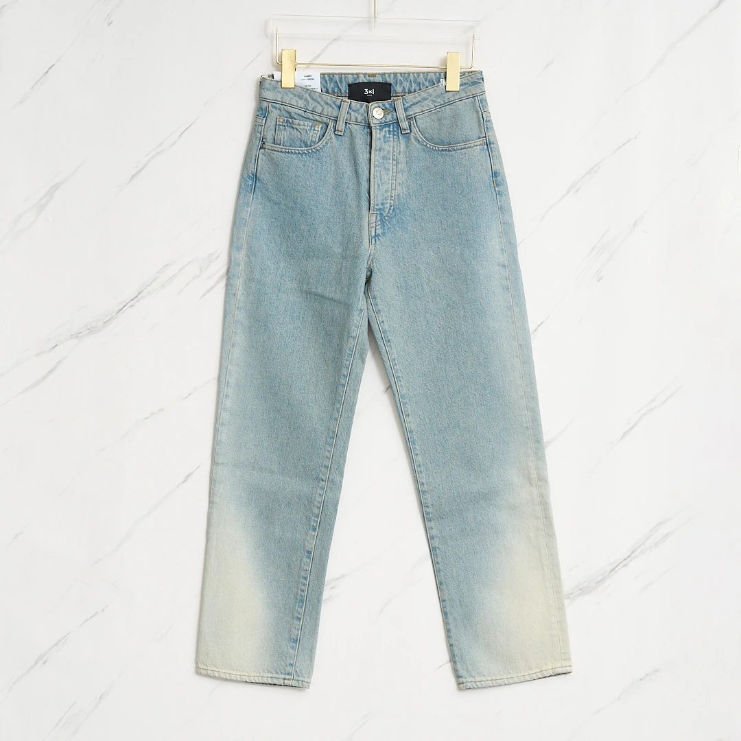 全新未使用/3x1女士渐变直筒水洗牛仔裤3XGP00012