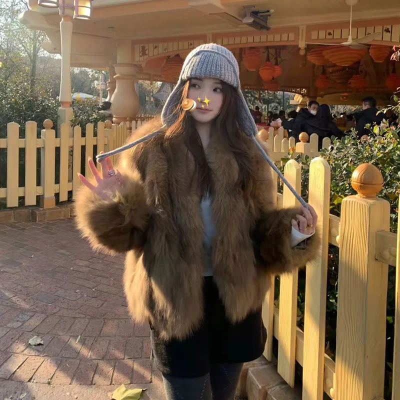 仙气千金风奢贵感毛毛外套时尚百搭大衣女秋冬高级感防寒保暖上衣