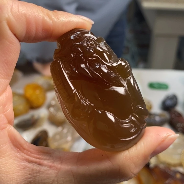 玛瑙/玉髓吊坠(不含链)未镶嵌