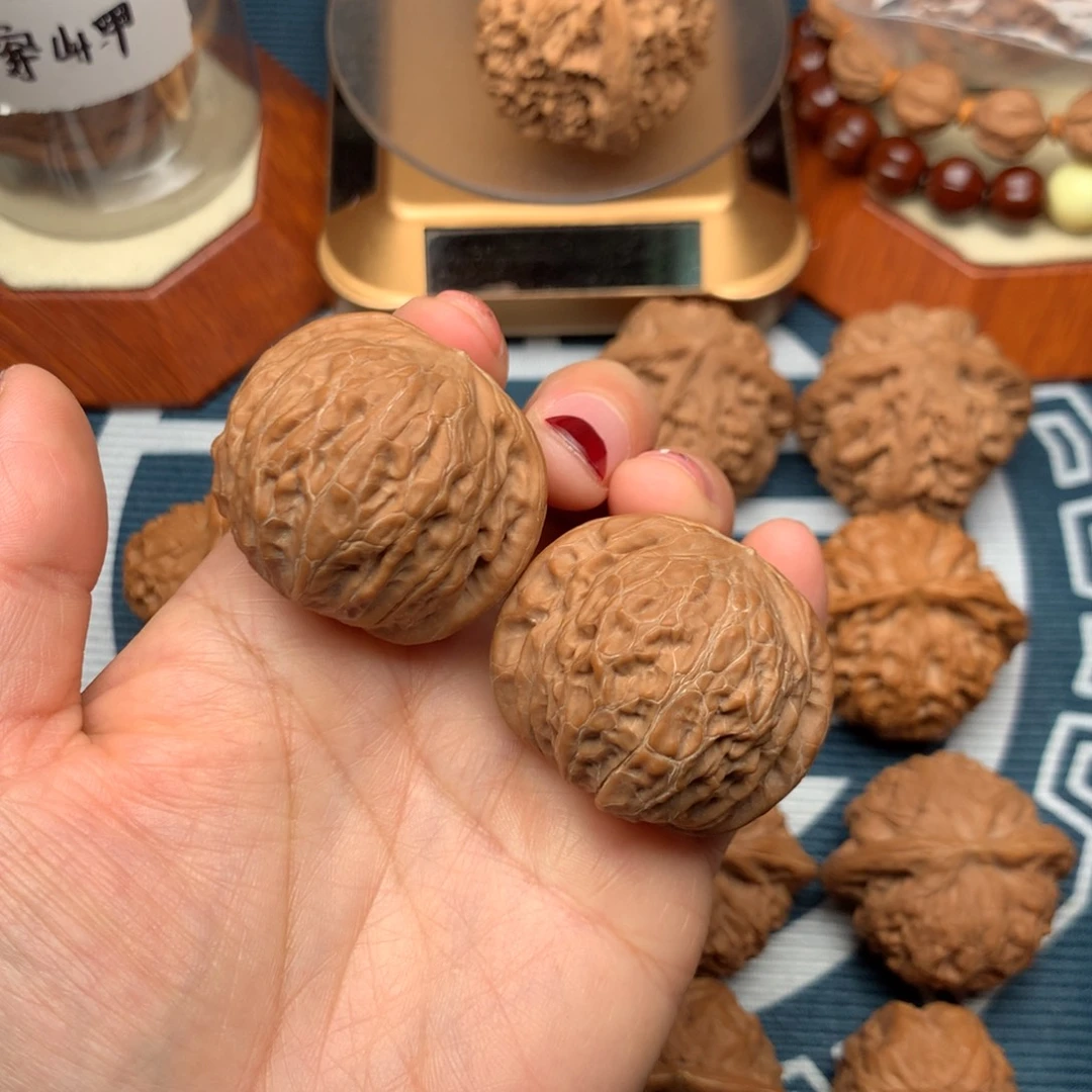 文玩核桃把件38铁锤