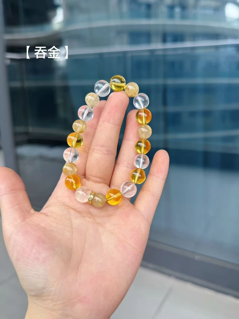 A99【吞金】天然水晶配礼盒发出～