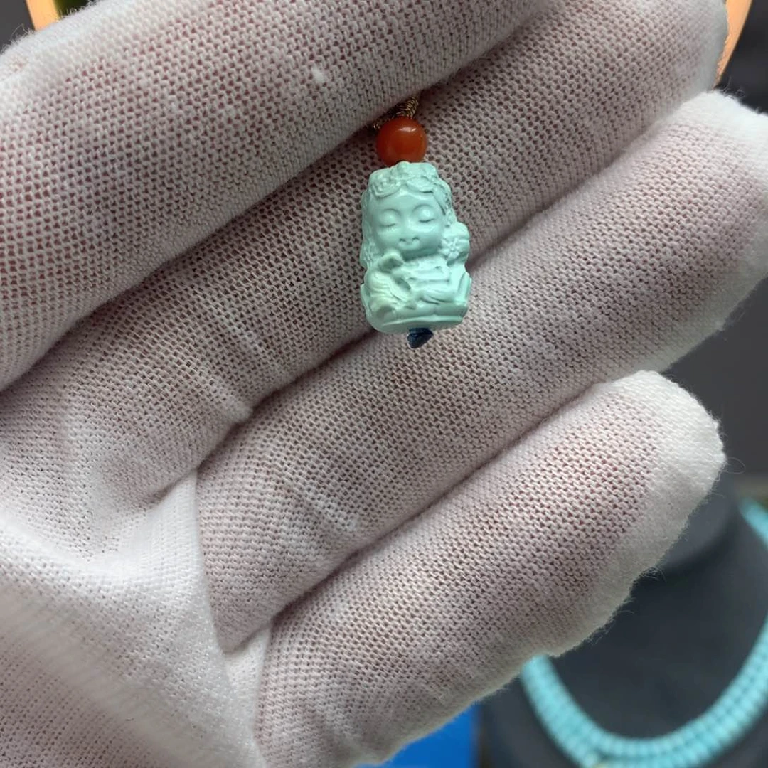 绿松石挂件未镶嵌