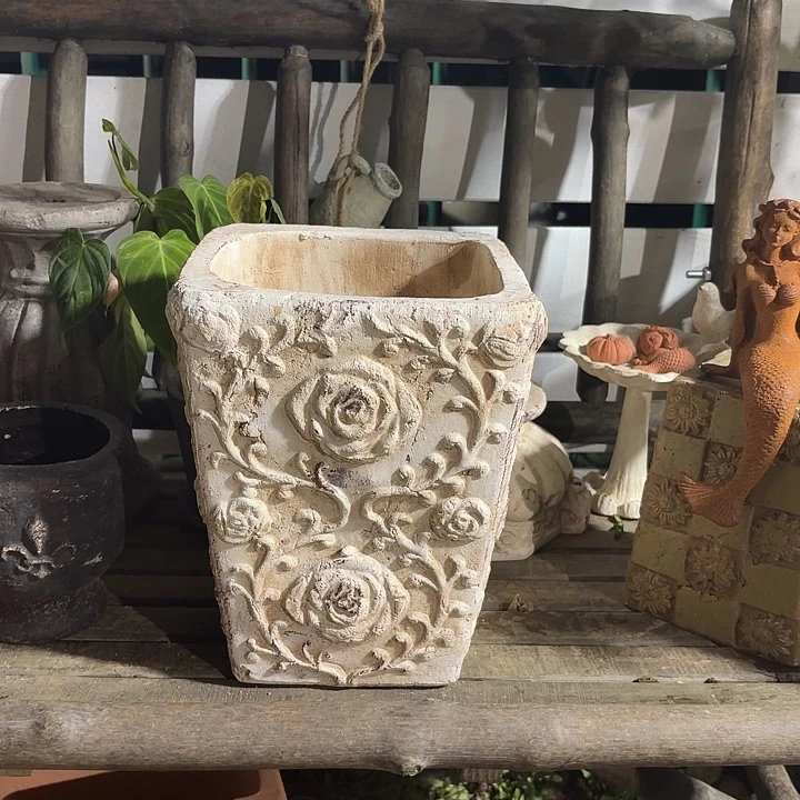 许纯的花房 玫瑰方口