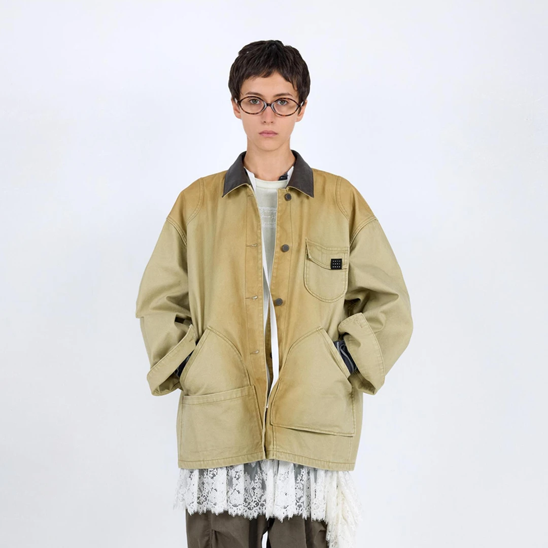 VVNK设计师品牌 做旧感牛仔外套休闲时尚女 DSC买手店 BY6V08012