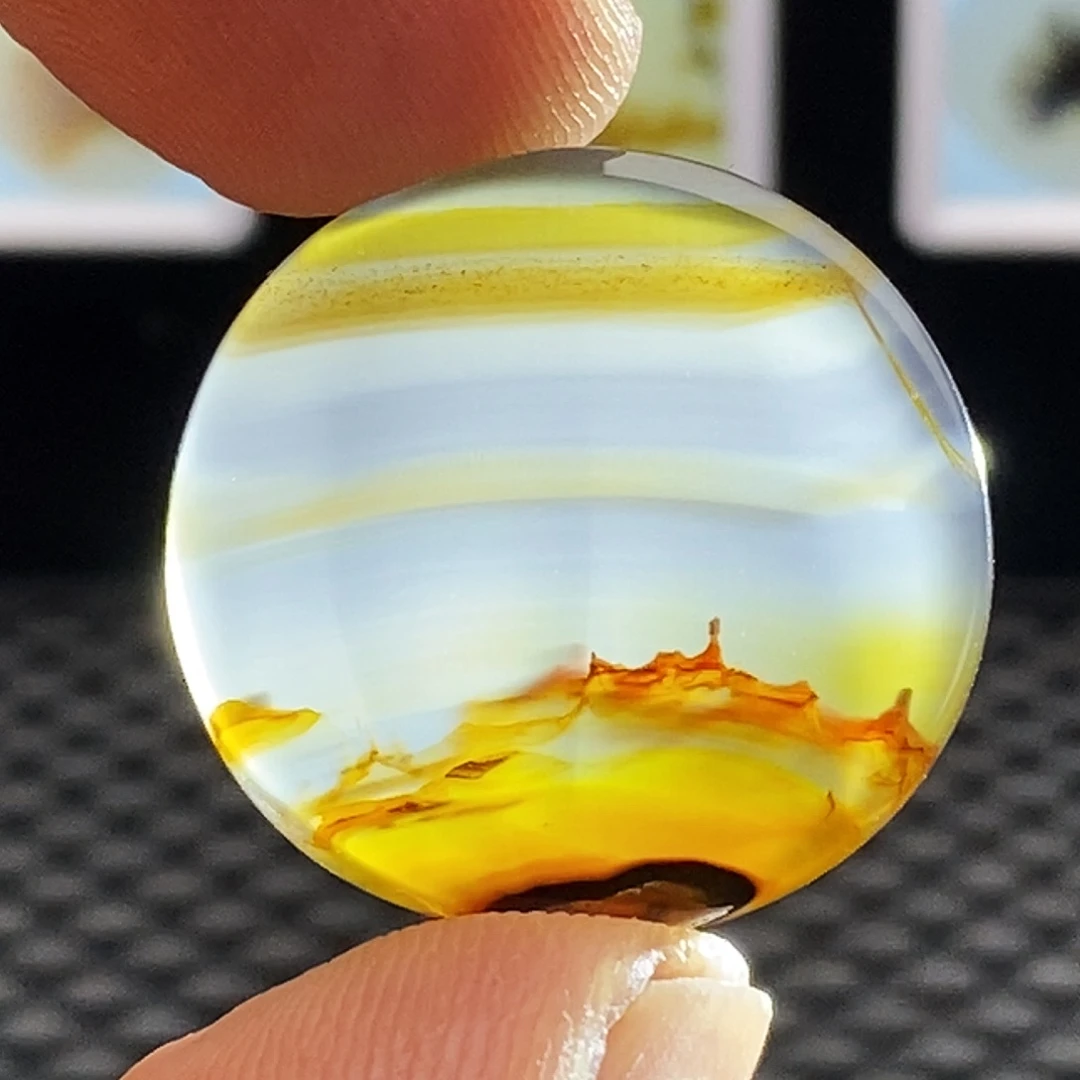 玛瑙/玉髓未镶嵌吊坠(不含链)87