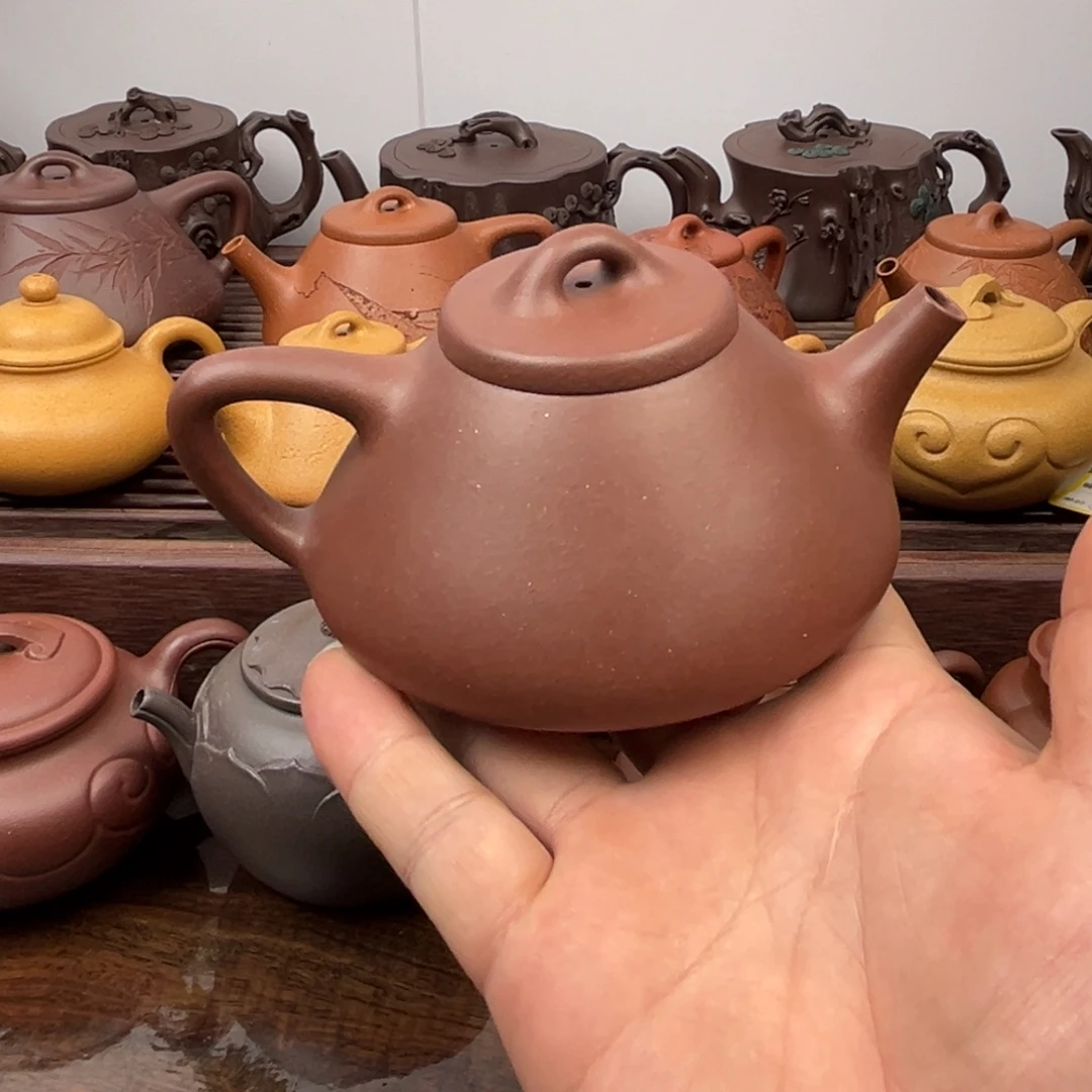 紫砂茶壶紫泥子冶