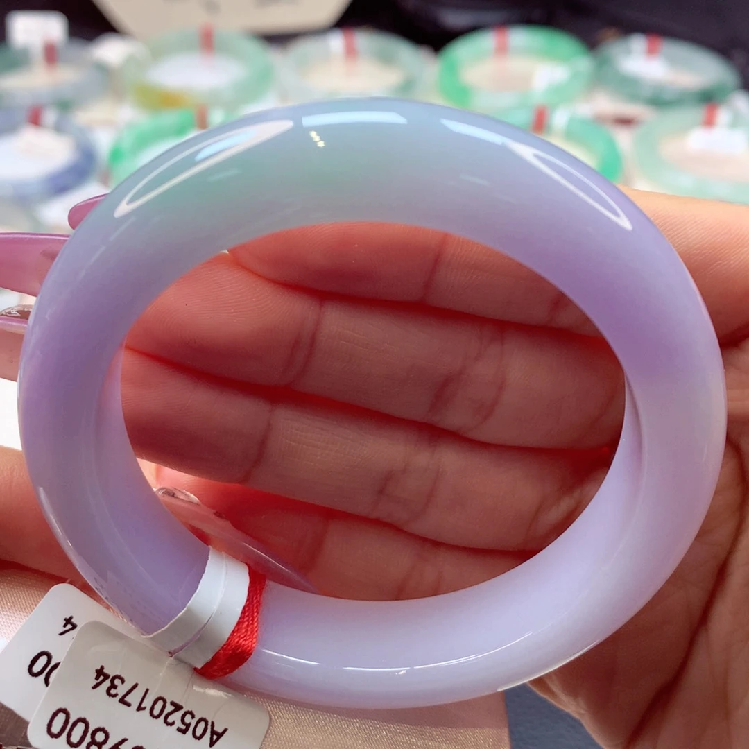 翡翠手镯未镶嵌S****˗泥鳅背分单66