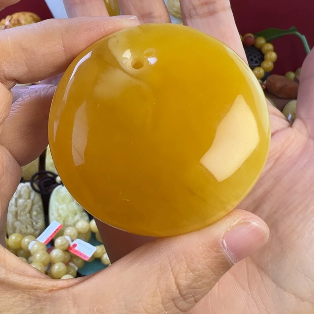 蜜蜡吊坠(不含链)未镶嵌