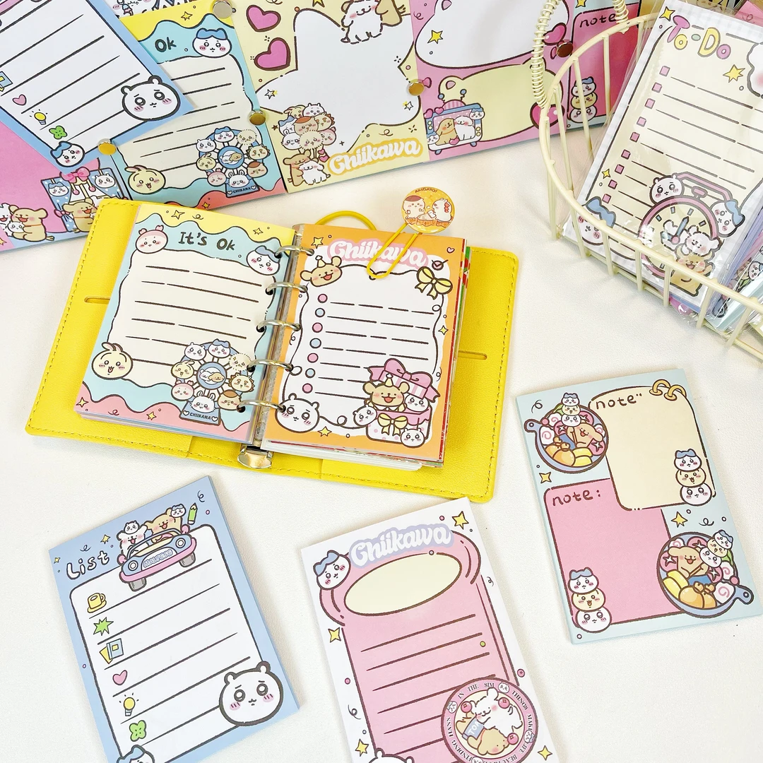 【吉伊卡哇X线条小狗系列】M5双面便签可爱风便签手帐素材