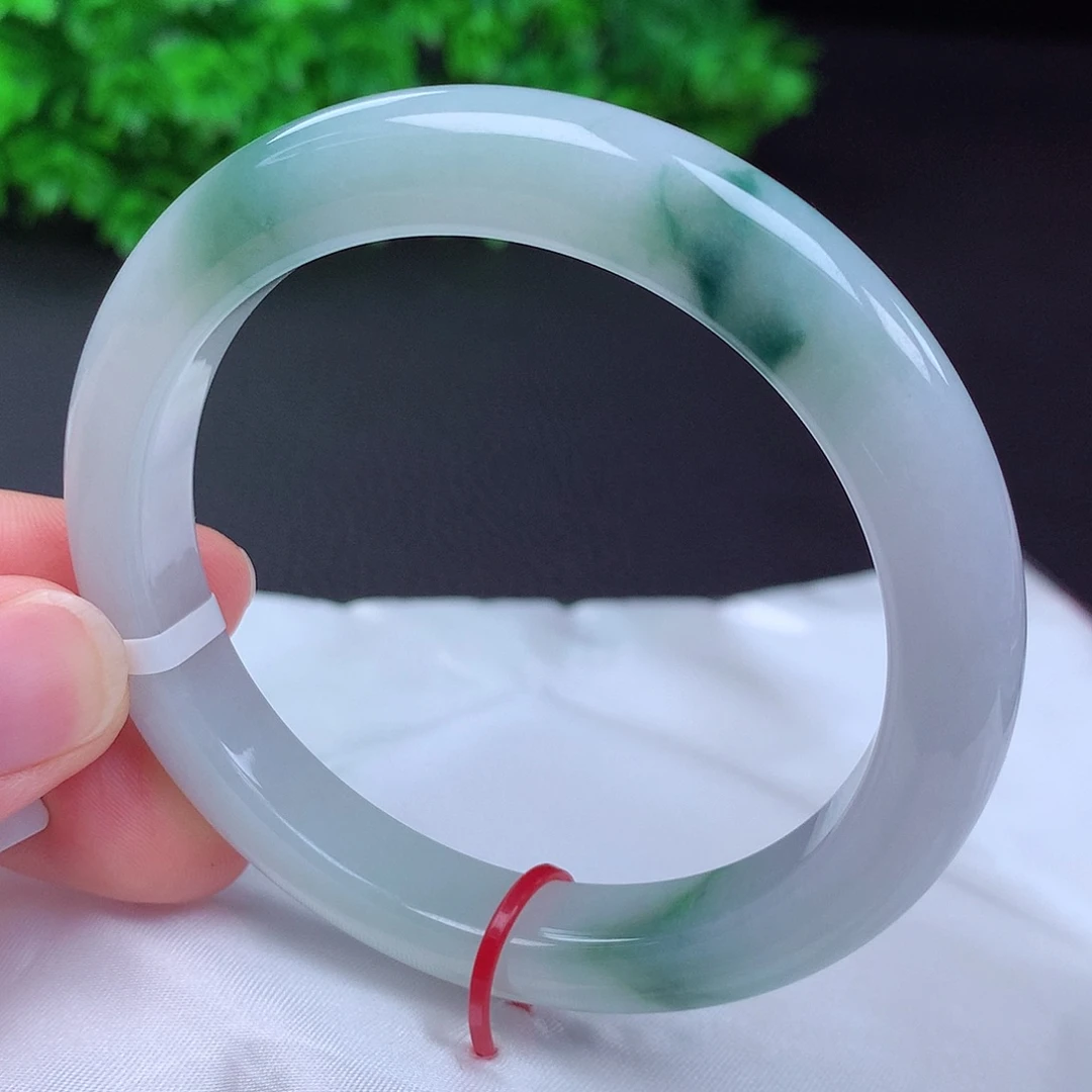 翡翠未镶嵌手镯57圈口680025